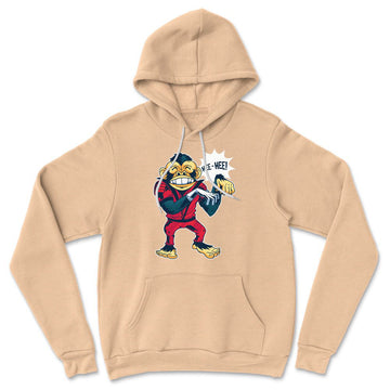 Dancing Monkey Jackson Hoodie in Heather Sand Dune color